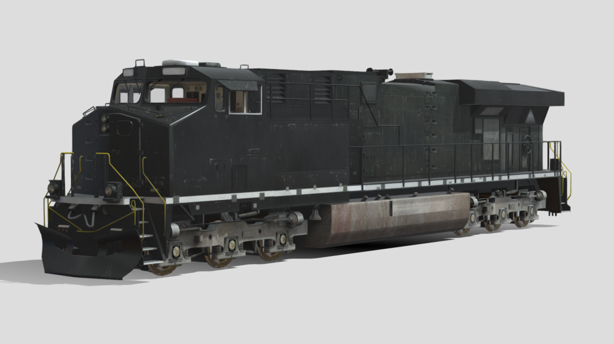 General Electric ES44AC Black 3d model