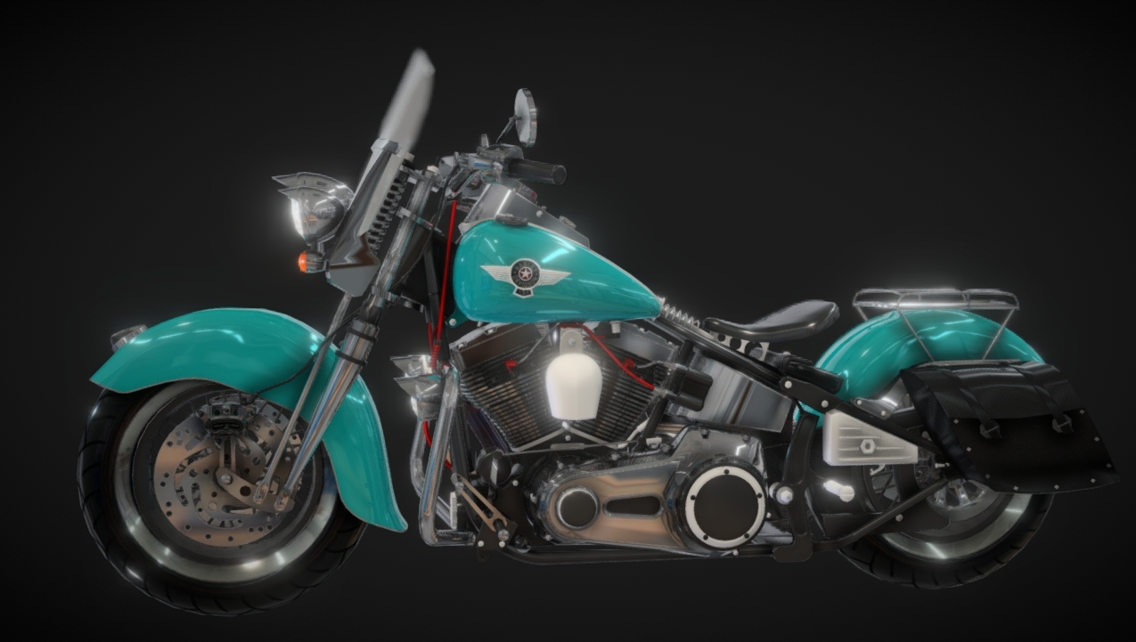Harley 3d model