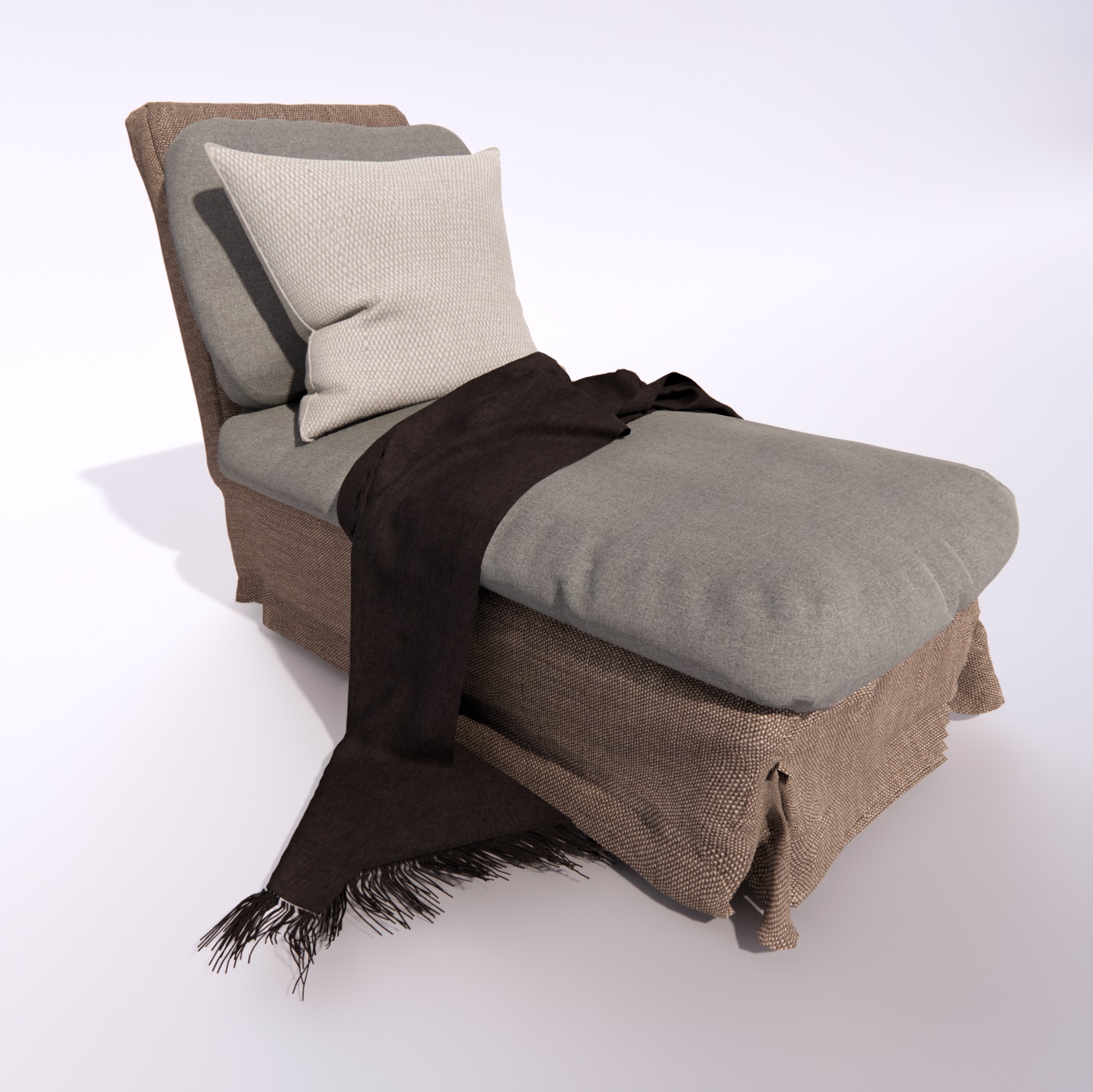 IKEA Ektorp Chaise Lounge Sofa 3d model