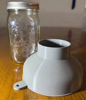 Large Mason Jar Funnel 3d model