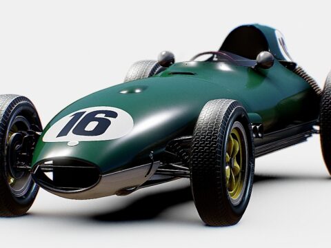 Lotus 16 F1 Assetto Corsa 1959 3d model
