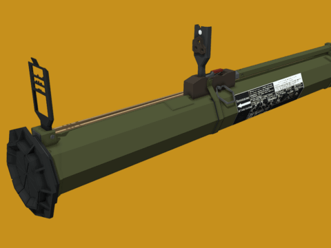 Low-Poly RPG-26 3d model