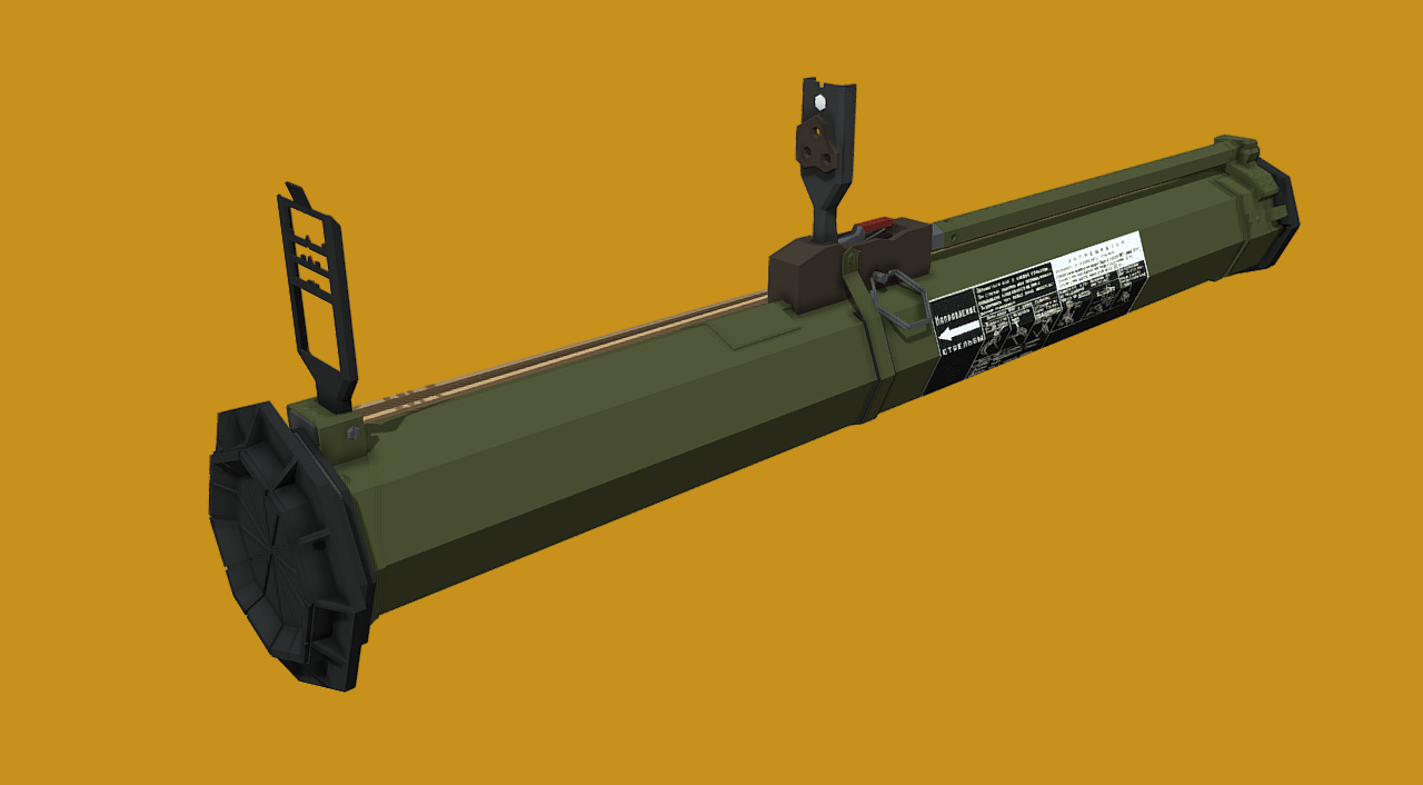 Low-Poly RPG-26 3d model
