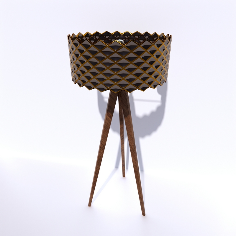 ORIGAMI loft-concept Floor Lamp 3d model