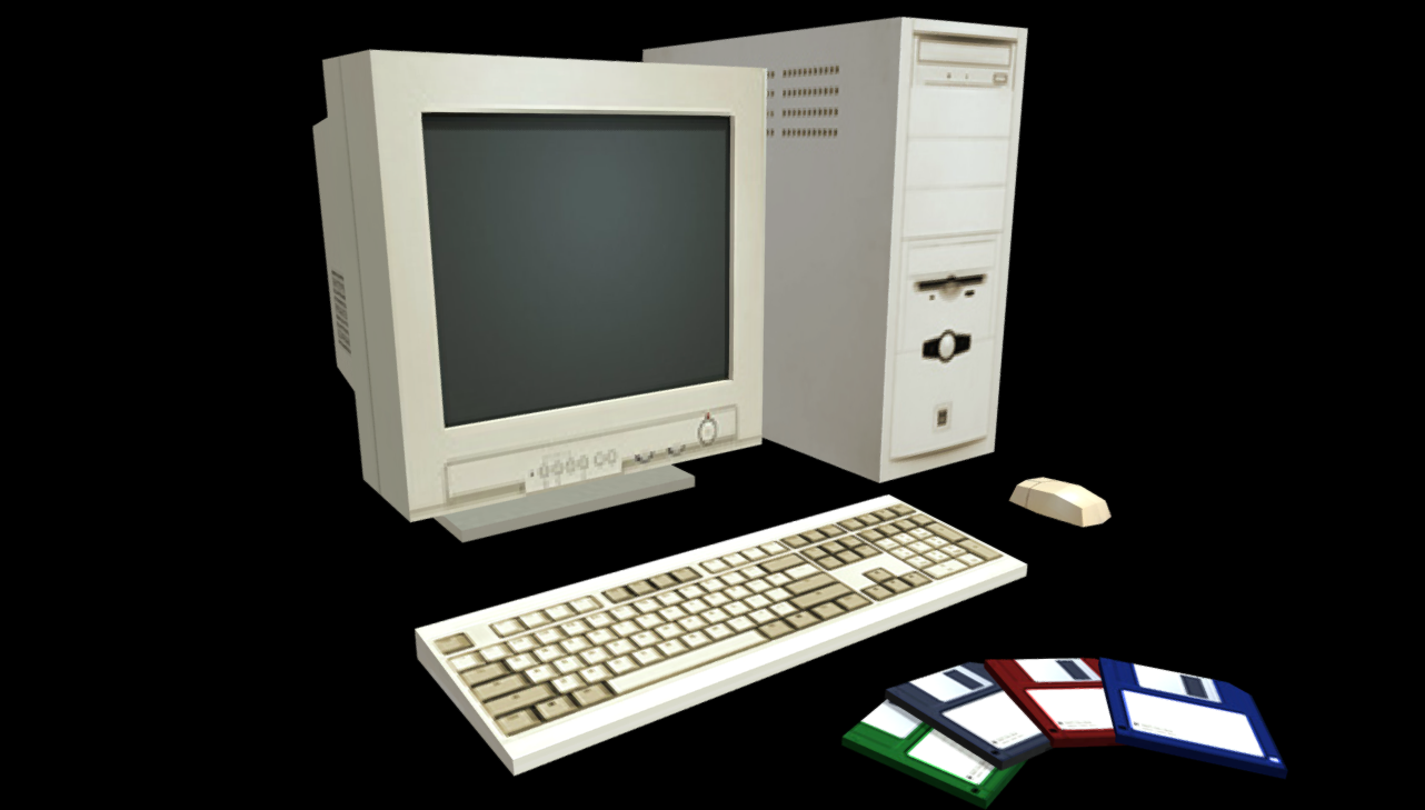 PSX Retro Computer - DownloadFree3D.com