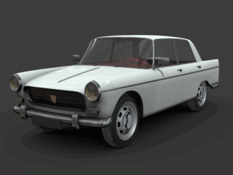 Peugeot 404 3d model