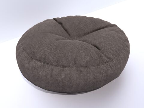 Pouf Round Pillow 3d model