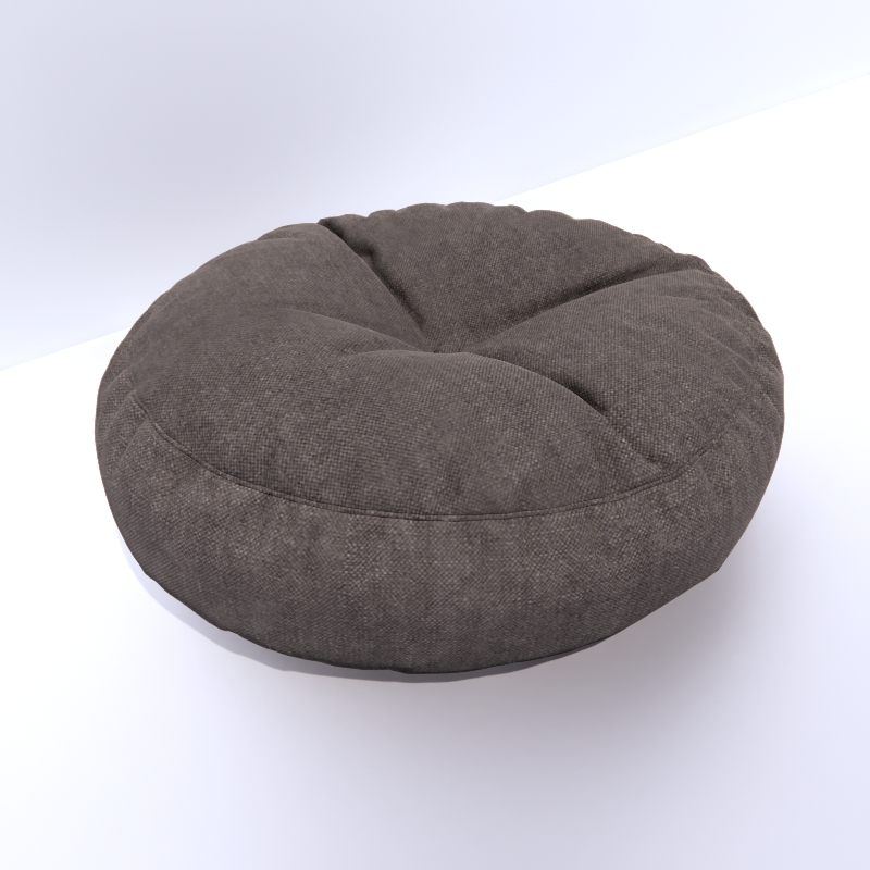 Pouf Round Pillow 3d model