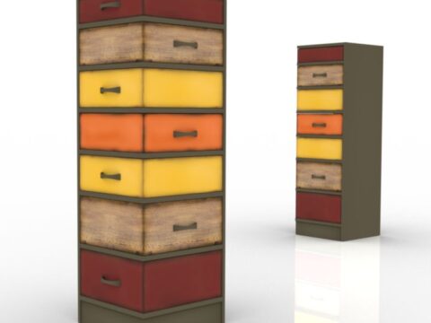 SEMAINIER DOMINO Commodes 3d model