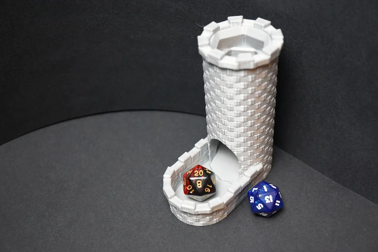 Small Dice Tower 3d model