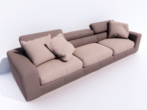 Sofa 3seat HT 3d model