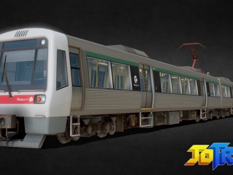 Transperth A-series Electric Passenger Train 3d model