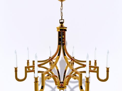 Visual Comfort Mykonos 8 Light Chandelier 3d model