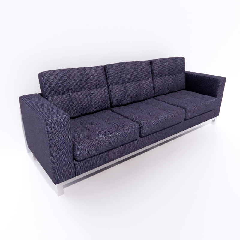 Vogue Modern Sofa 3d model