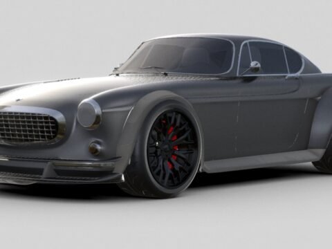 Volvo P1800 Restomod – Widebody Edition 3d model