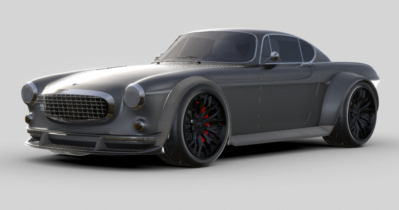 Volvo P1800 Restomod – Widebody Edition 3d model