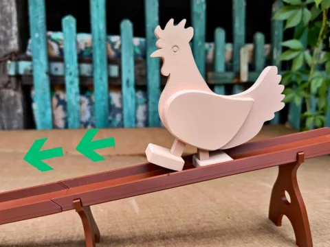 Walking Chicken 3d model