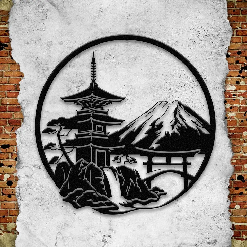 WallArt Japan Art 3d model