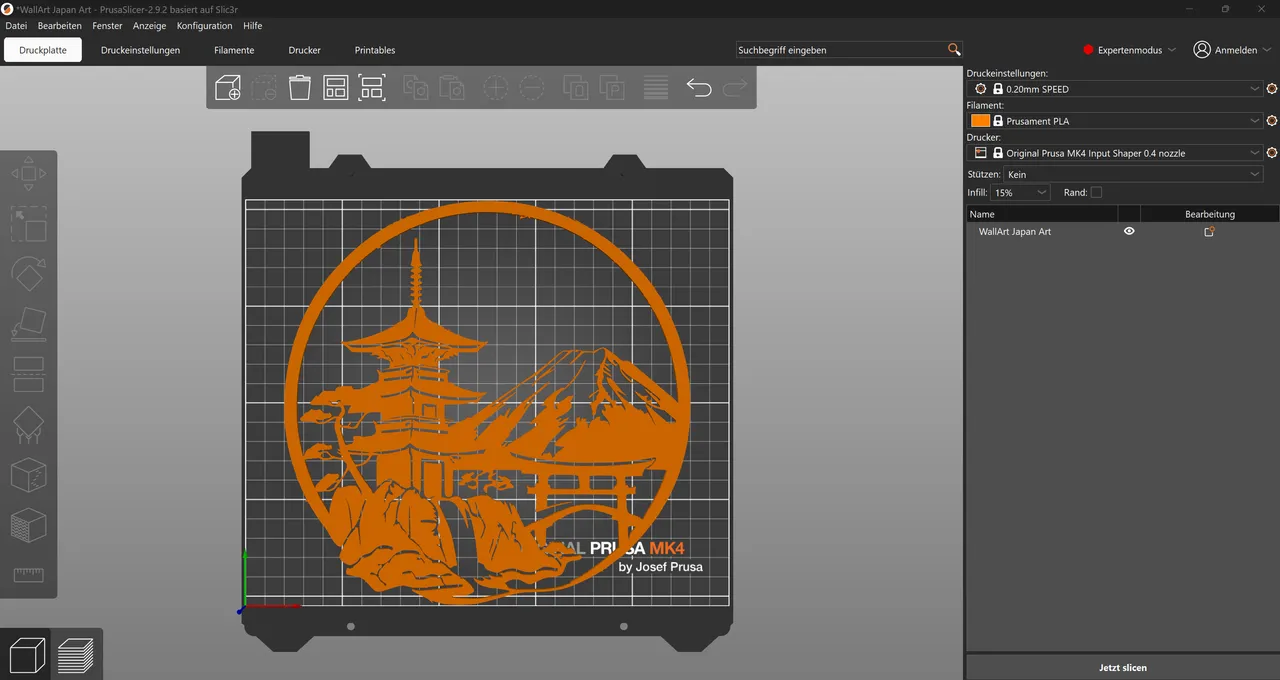 WallArt Japan Art0 3d model