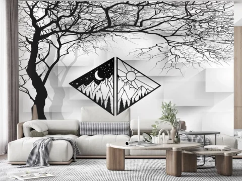 WallArt Universe Stars Nature 3d model