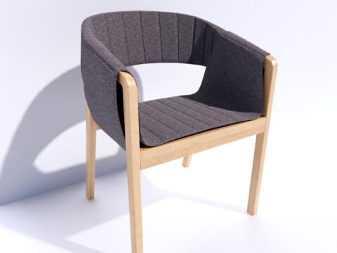 Wogg Roya Chair 3d model