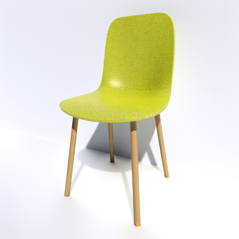 Yellow Chair 3d model