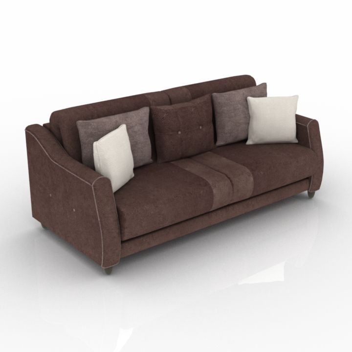 Belfan Bergamo Wellige Sofa 3d model