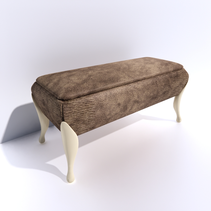 Bench Giorgiocasa Memorie Veneziane Ottoman 3d model