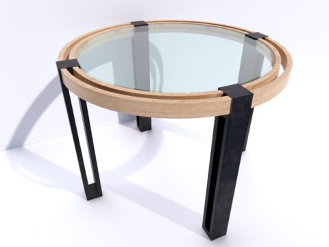 Blainey North Vecchio Side Table 3d model