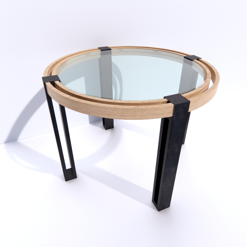 Blainey North Vecchio Side Table 3d model