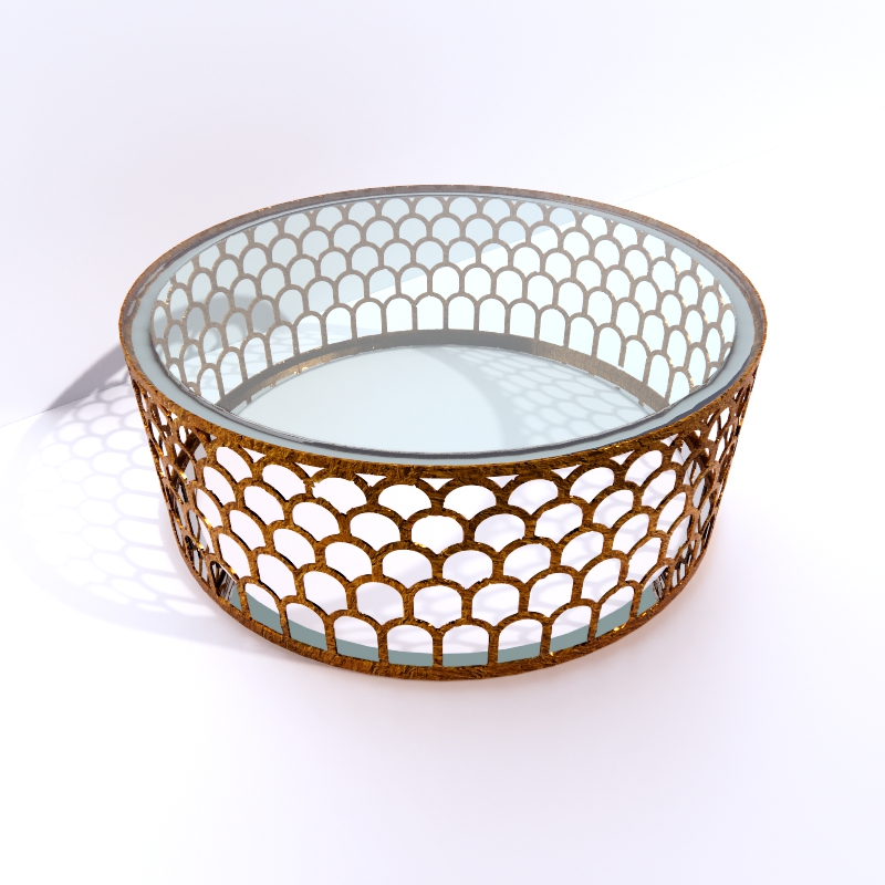 Cazarina interiors Armur Coffee Table 3d model