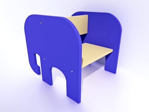 Childrens Room Chair 3d model