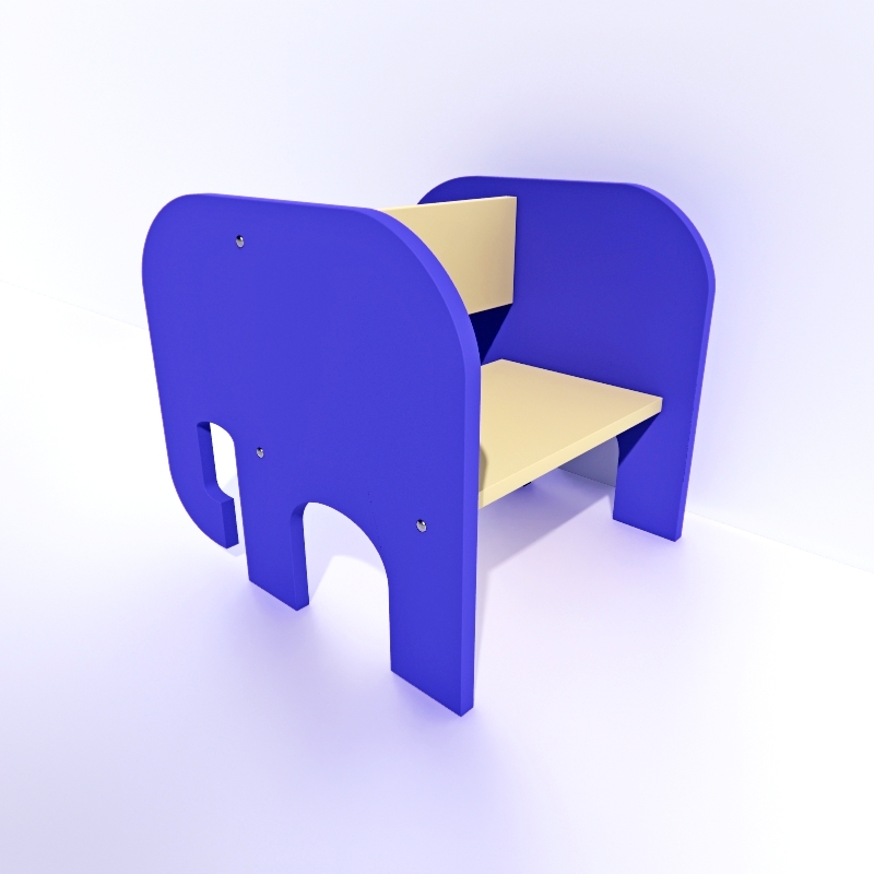 Childrens Room Chair 3d model