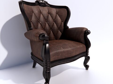 Classic Armchair 3d model