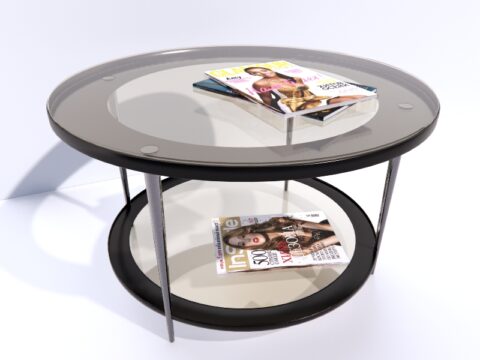 Coffee Table Decor 3d model