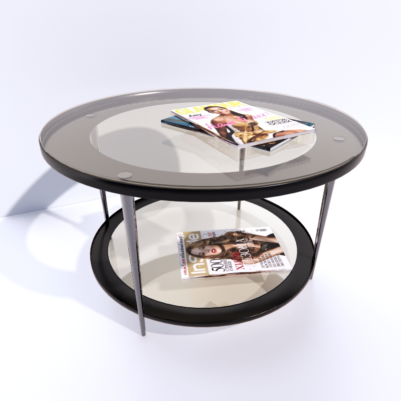 Coffee Table Decor 3d model
