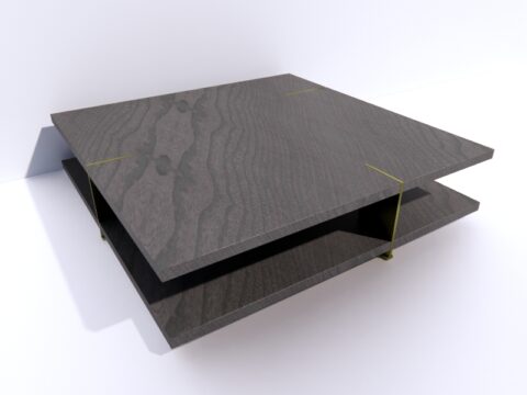 Coffee Table Poliform Bristol Factory 3d model