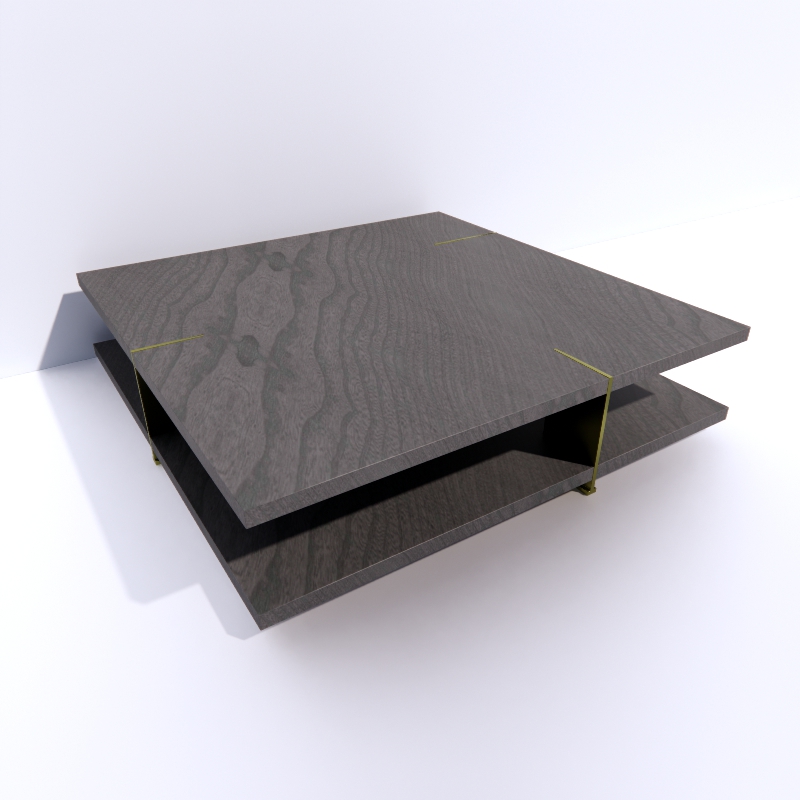 Coffee Table Poliform Bristol Factory 3d model