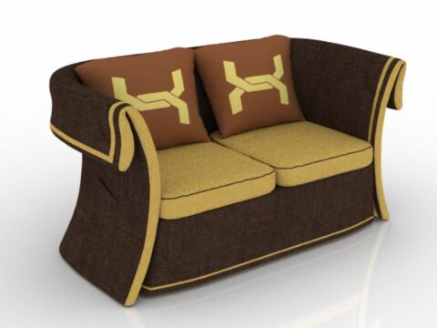 ColomboCouture Art4614 DV2A Sofa 3d model