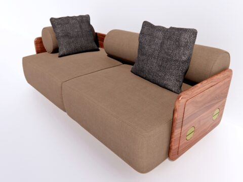 De La Espada Autoban Deco Sofa 3d model