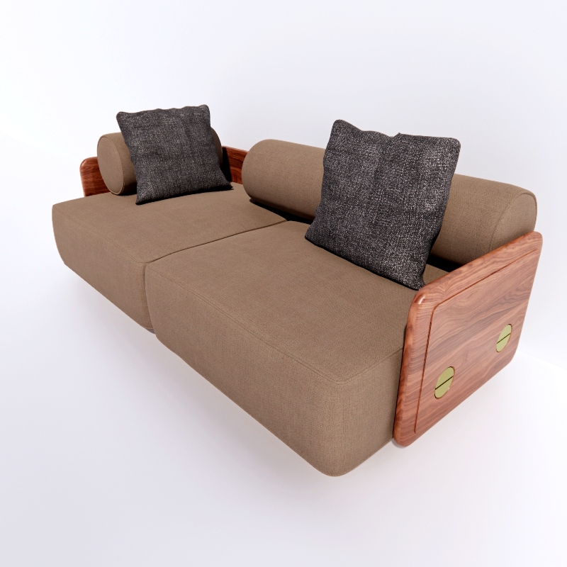 De La Espada Autoban Deco Sofa 3d model
