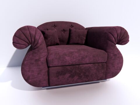 EGO Zeroventiquattro Giotto CP427 Armchair 3d model