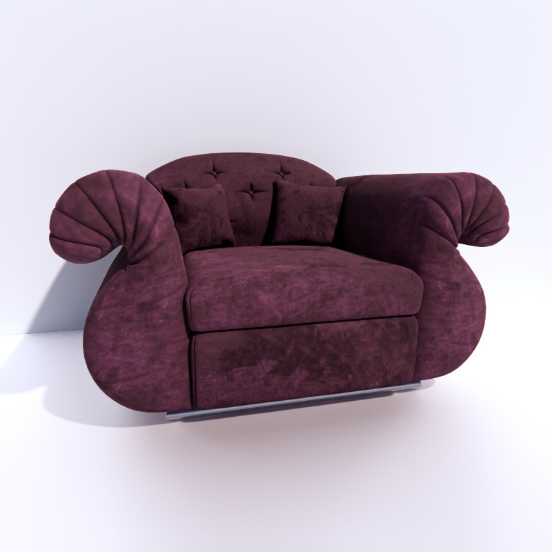 EGO Zeroventiquattro Giotto CP427 Armchair 3d model