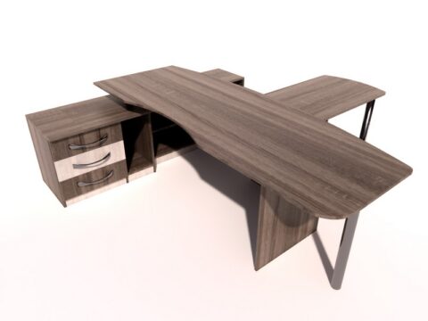 Furniture Manager Table Desktop 3d model