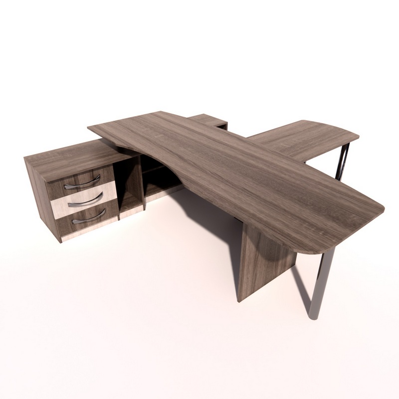 Furniture Manager Table Desktop 3d model