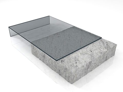 Glass Italia Terraliquida Coffee Table 3d model