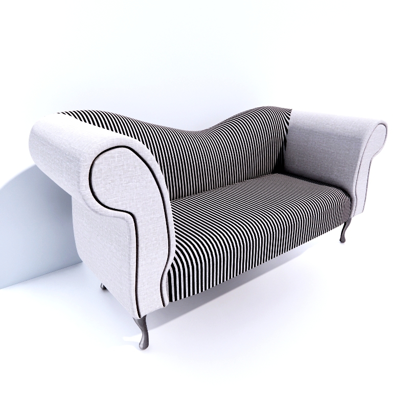 SOFA BAROCK 3d model