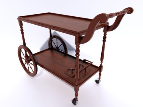 Serving table MIRANDOLA 3d model