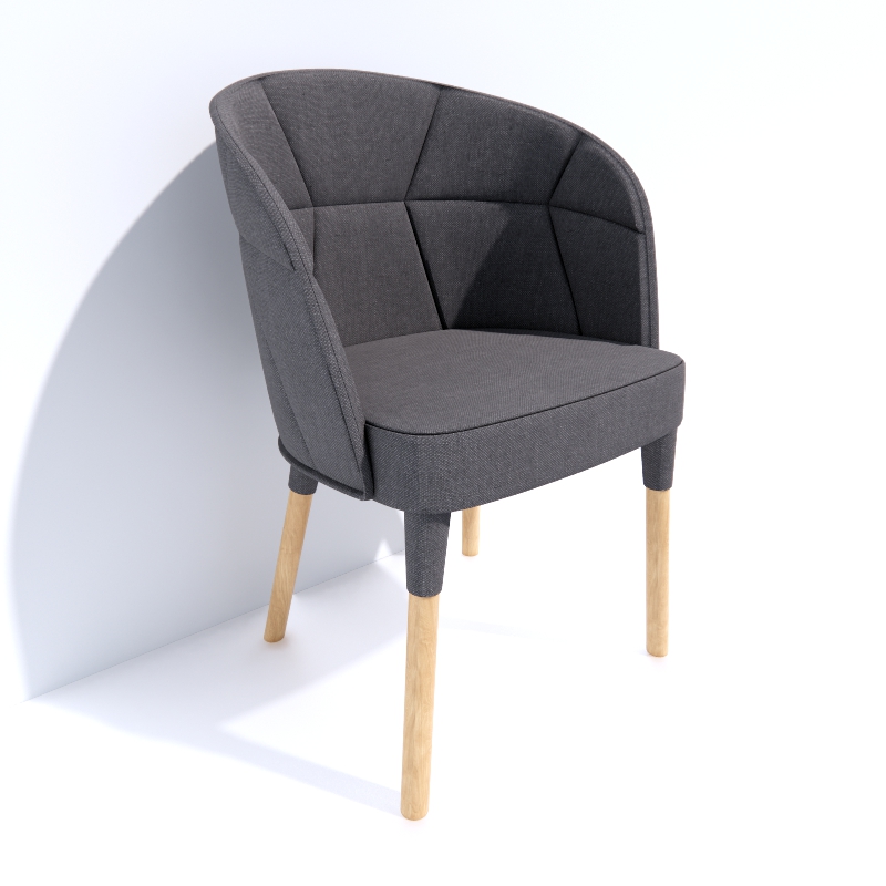 Emily 6261 Garsnas Armchair 3d model