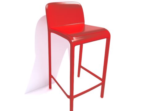 Faro by Nardi-Bar Chair 3d model
